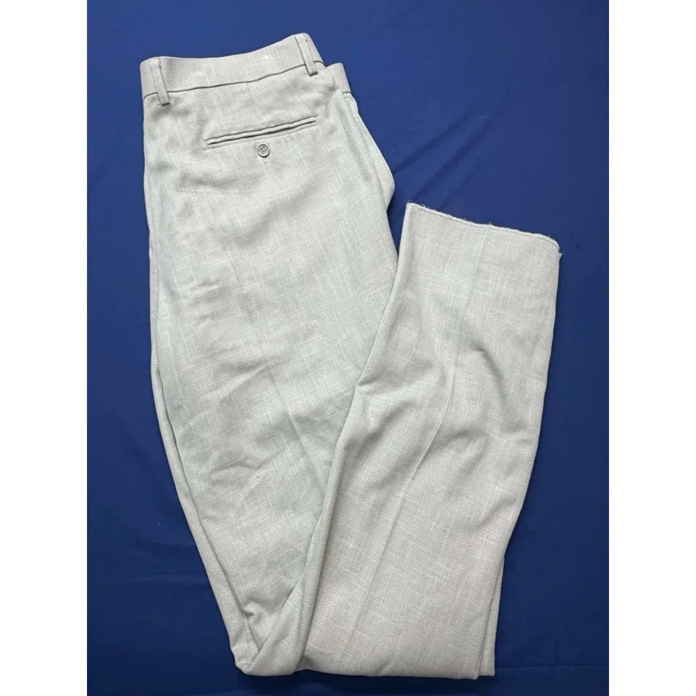 Vintage NWT Falcone Suit‎ Dress Pants Model BUD 2PC Gray Size 44R W38
